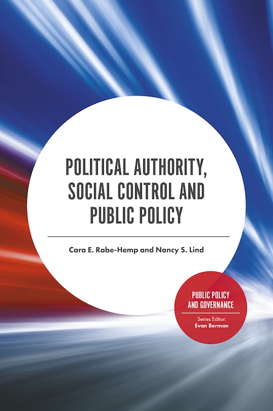 Couverture_Political Authority, Social Control and Public Policy