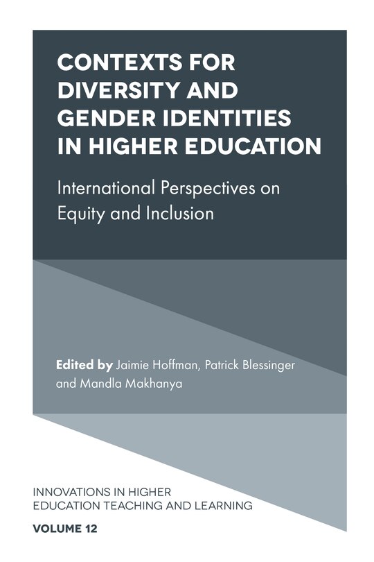 Front cover_Contexts for Diversity and Gender Identities in Higher Education