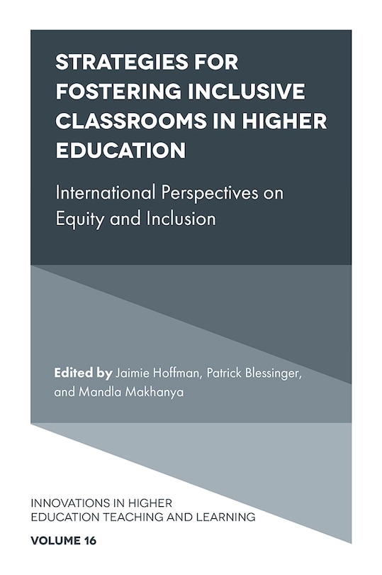 Couverture_Strategies for Fostering Inclusive Classrooms in Higher Education