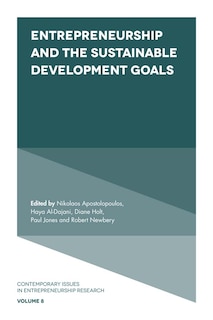 Couverture_Entrepreneurship and the Sustainable Development Goals