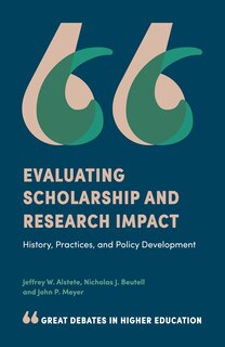 Couverture_Evaluating Scholarship and Research Impact