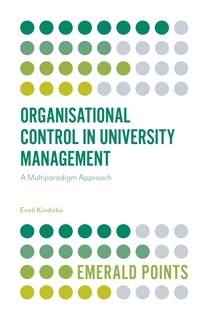 Couverture_Organisational Control in University Management