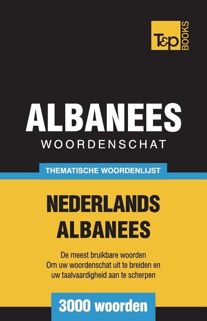 Front cover_Thematische woordenschat Nederlands-Albanees - 3000 woorden