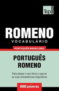 Front cover_Vocabulário Português Brasileiro-Romeno - 9000 palavras