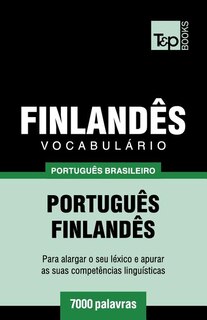 Couverture_Vocabulário Português Brasileiro-Finlandês - 7000 palavras