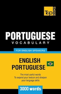 Couverture_Portuguese vocabulary for English speakers - English-Portuguese - 3000 words