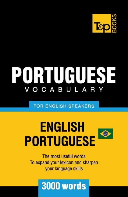Couverture_Portuguese vocabulary for English speakers - English-Portuguese - 3000 words