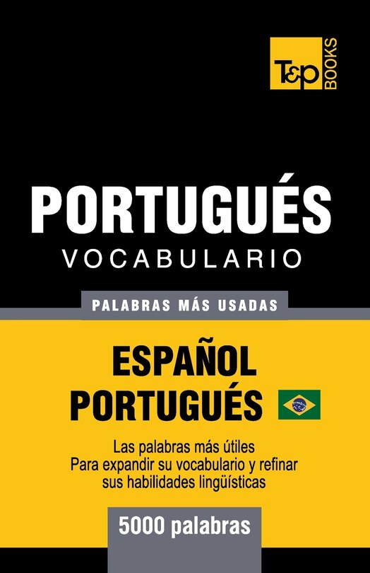 Front cover_Portugués vocabulario - palabras mas usadas - Español-Portugués - 5000 palabras
