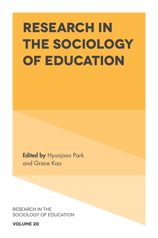 Front cover_Research in the Sociology of Education