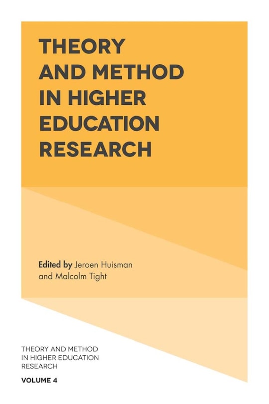 Front cover_Theory and Method in Higher Education Research