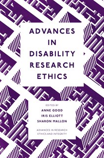 Couverture_Advances in Disability Research Ethics