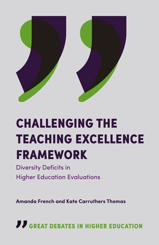 Front cover_Challenging the Teaching Excellence Framework