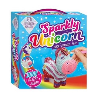 SPARKLY UNICORN 3D DIAMOND ART