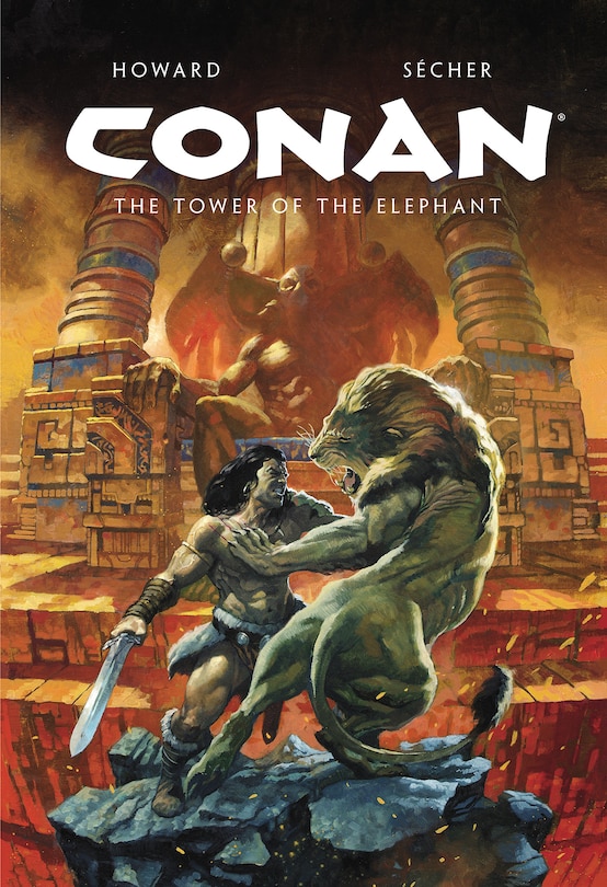 Front cover_Conan Illustrated: The Tower of the Elephant