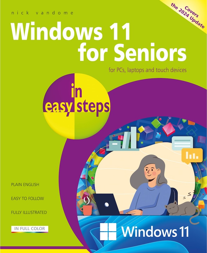 Couverture_Windows 11 for Seniors in easy steps