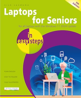 Front cover_Laptops for Seniors in easy steps, 9th edition