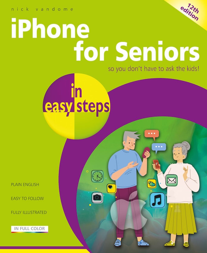 Front cover_iPhone for Seniors in easy steps