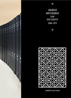 Couverture_Arabian Boundaries New Documents 1966-1975 18 Volume Hardback Set