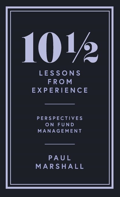 Couverture_10½ Lessons from Experience