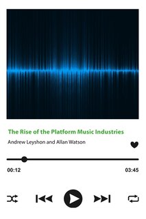 Couverture_The Rise of the Platform Music Industries