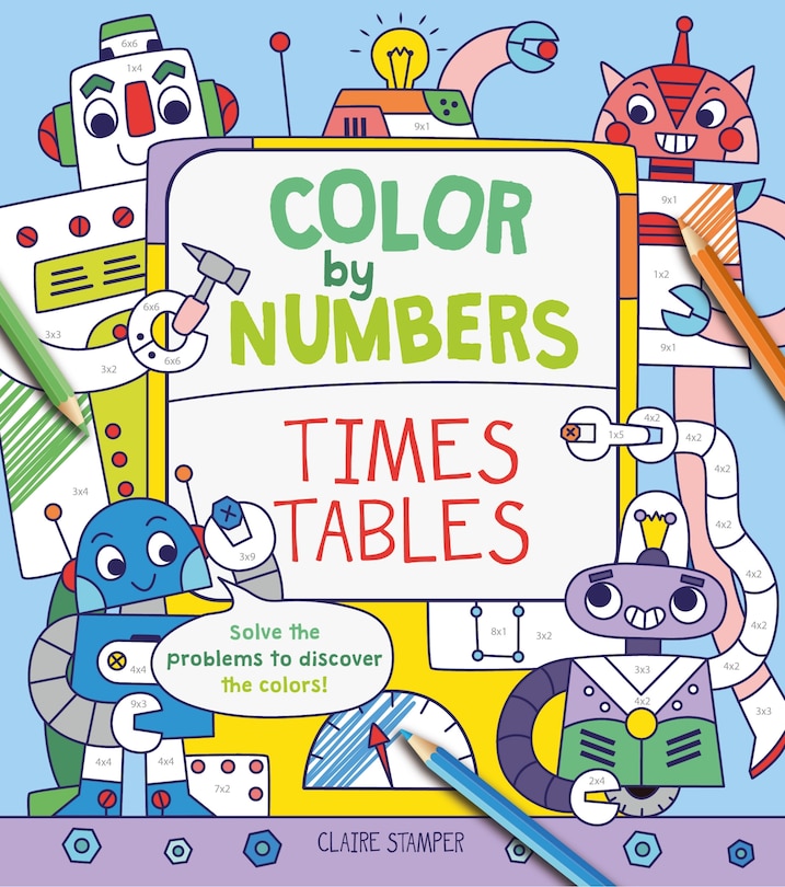Couverture_Color By Numbers: Times Tables