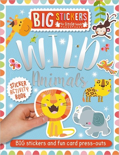 BIG STICKERS FOR LITTLE HANDS WILD ANIM
