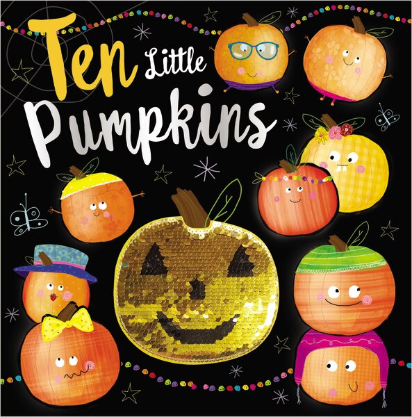 TEN LITTLE PUMPKINS TWOWAY SEQUINS 10X1