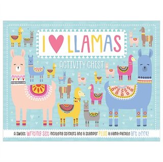I HEART LLAMAS ACTIVITY CHEST