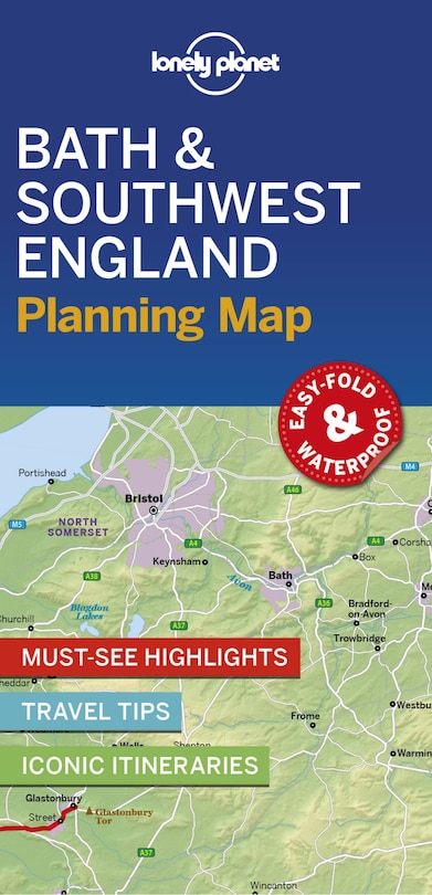 Front cover_Lonely Planet Bath & Southwest England Planning Map 1st Ed.