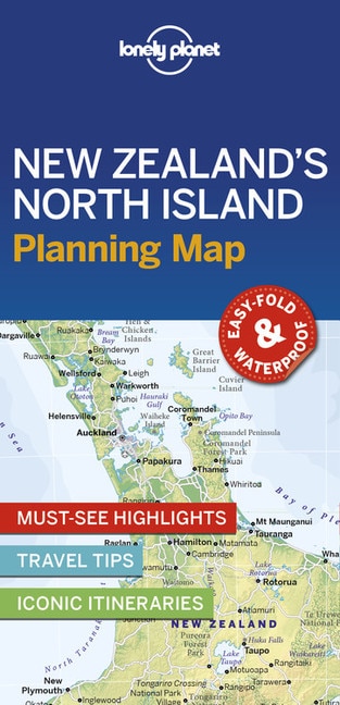 Front cover_Lonely Planet New Zealand's North Island Planning Map 1st Ed.