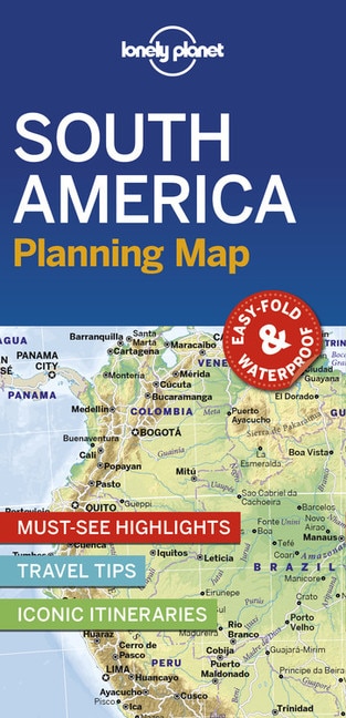 Front cover_Lonely Planet South America Planning Map 1st Ed.