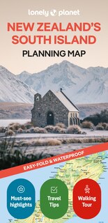 Front cover_Lonely Planet New Zealand's South Island Planning Map 2 2nd Ed.