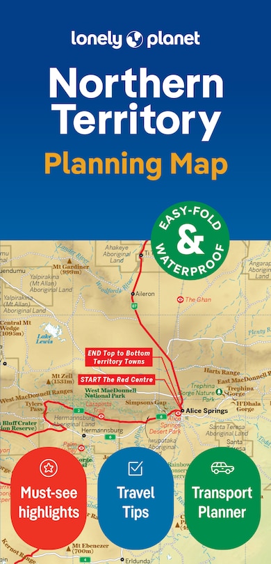 Front cover_Lonely Planet Northern Territory Planning Map 2 2nd Ed.