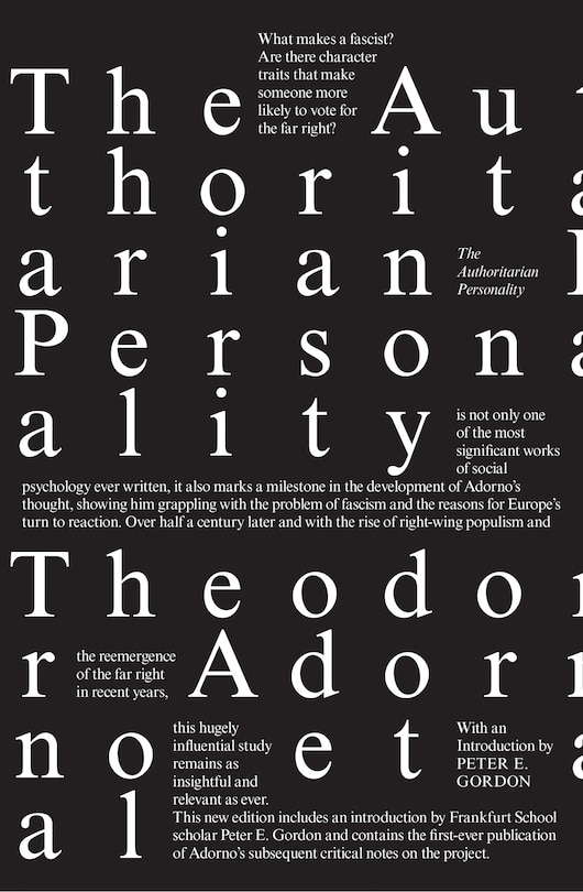 Front cover_The Authoritarian Personality