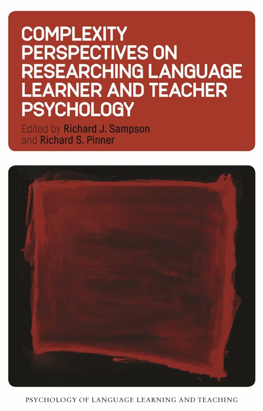 Couverture_Complexity Perspectives On Researching Language Learner And Teacher Psychology