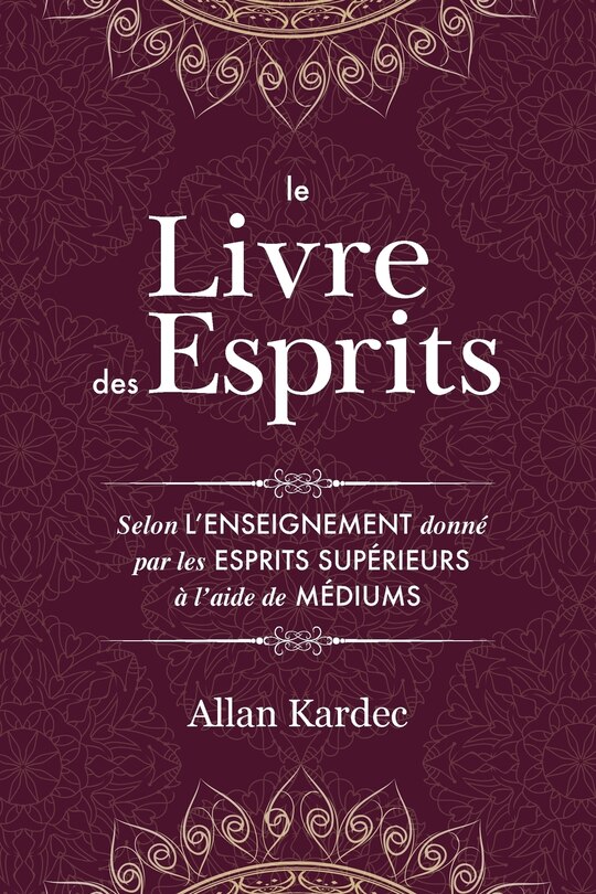 Front cover_Le Livre des Esprits
