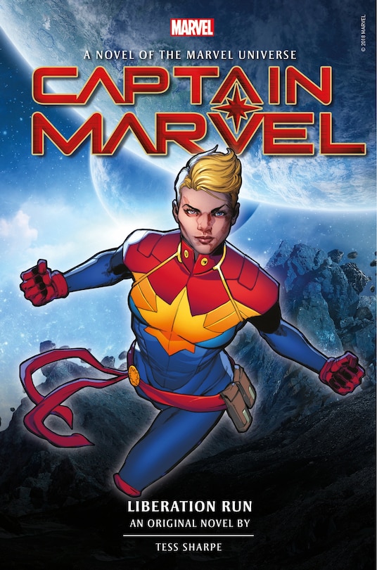 Front cover_Captain Marvel: Liberation Run Prose Novel