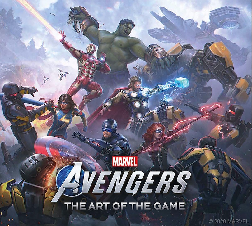 Front cover_Marvel's Avengers  the Art Of The Game
