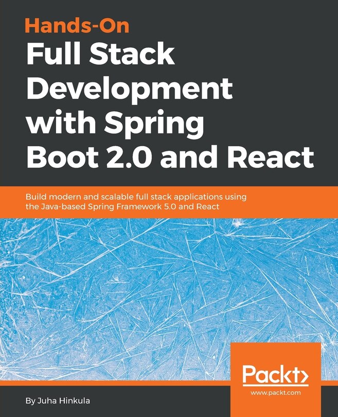 Couverture_Hands-On Full Stack Development with Spring Boot 2.0 and React