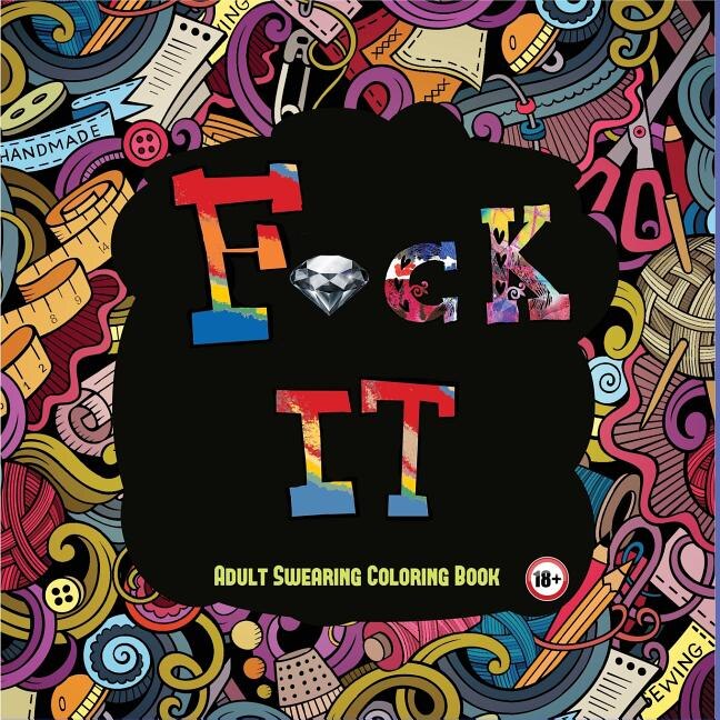 Front cover_Adult Swearing Coloring Book