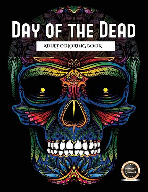 Front cover_Adult Coloring Book (Day of the Dead)