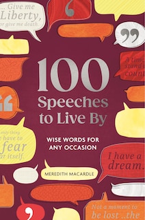 Front cover_100 Speeches to Live By