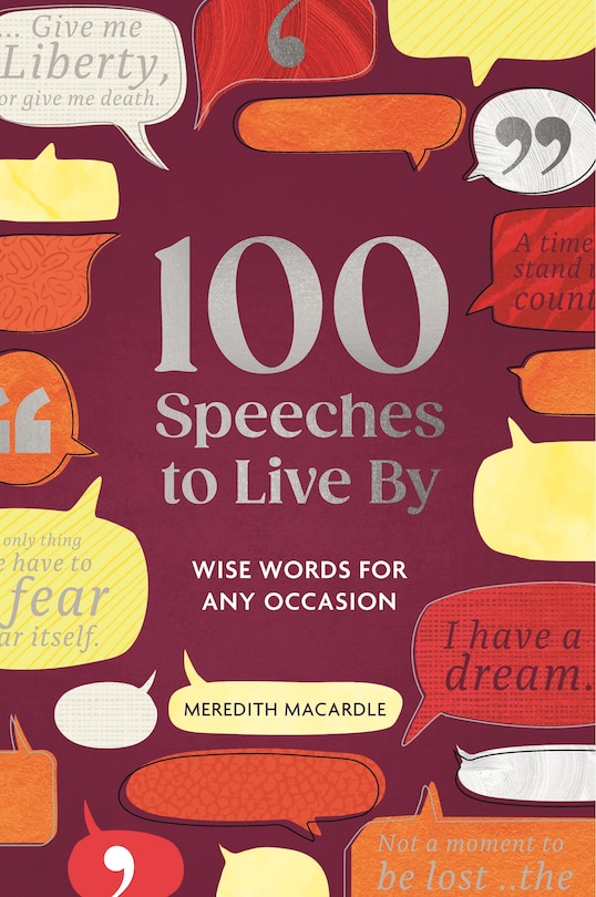 Front cover_100 Speeches to Live By