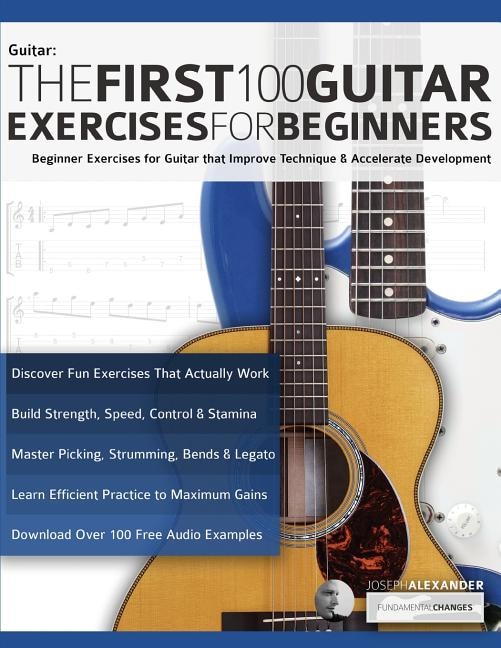 Front cover_The First 100 Guitar Exercises for Beginners