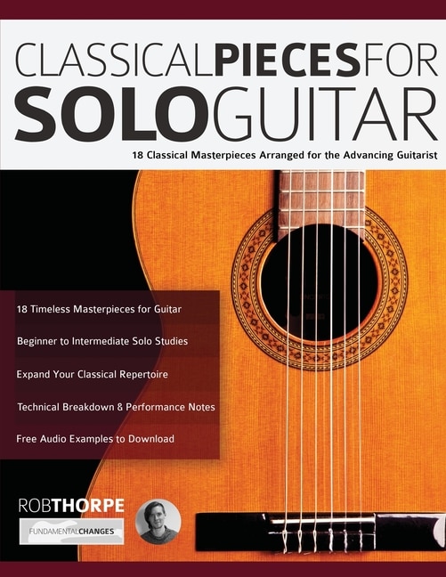 Front cover_Classical Pieces for Solo Guitar