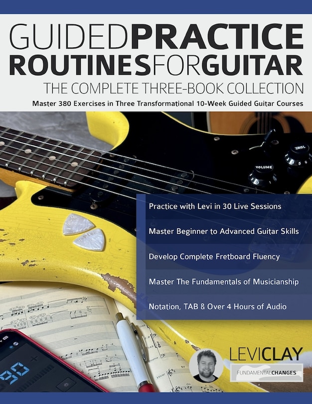 Front cover_Guided Practice Routines for Guitar - The Complete Three-Book Collection