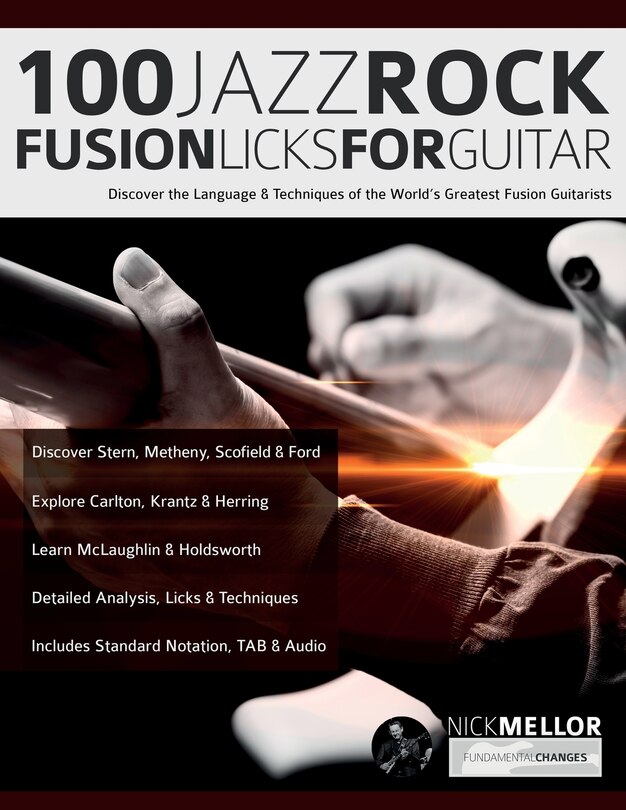 Couverture_100 Jazz-Rock Fusion Licks for Guitar