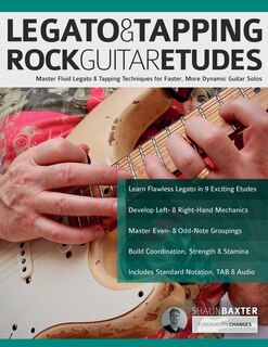 Couverture_Legato & Tapping Rock Guitar Etudes