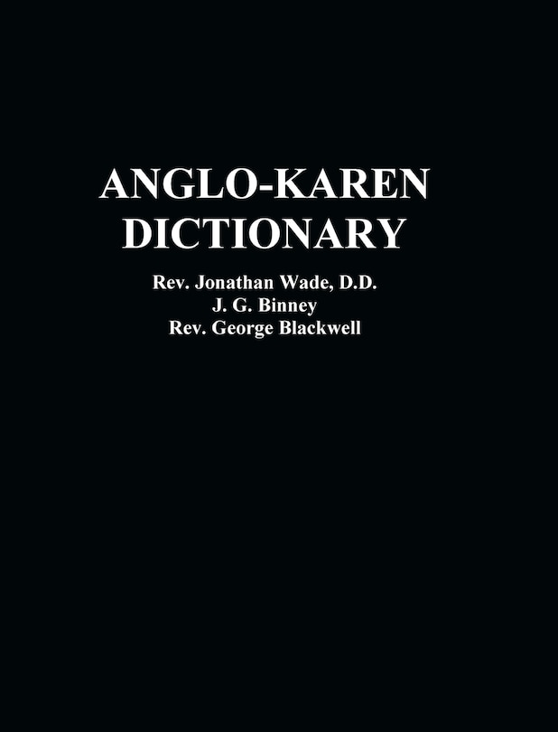 Couverture_Anglo-Karen Dictionary