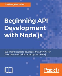 Front cover_Beginning API Development with Node.js